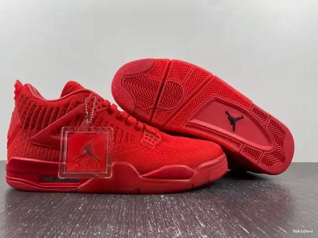 Reps TBK Flyknit Red 4 AQ3559-600 Retro Jordan 0503